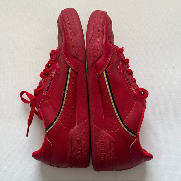 Adidas Red Retro 80’s Continental Sneakers size 7 - Picture 4 of 10
